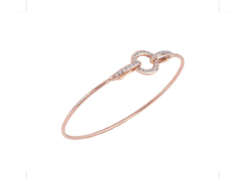 BRACELET IN 18KT PINK GOLD AND WHITE DIAMONDS CHANTECLER 41147